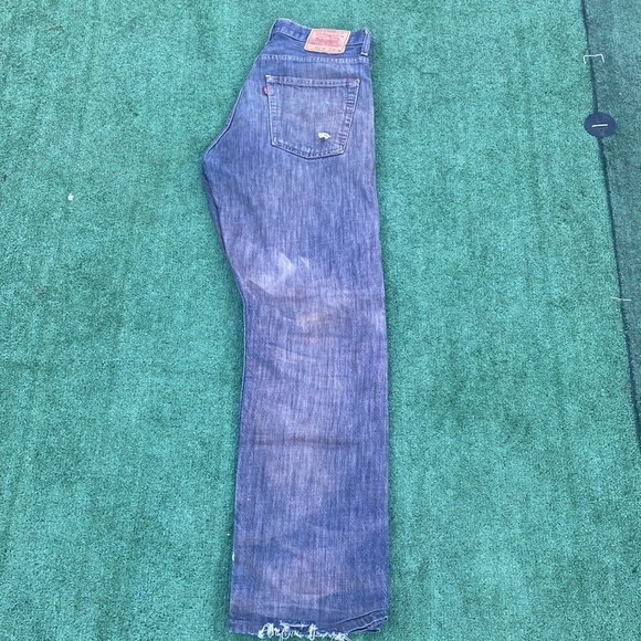Vintage Levi distressed 515 boot cut size 33 x 34 - Picture 3 of 8